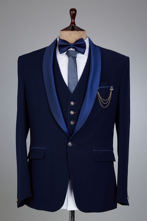 Tuxedo suit blue colors shop