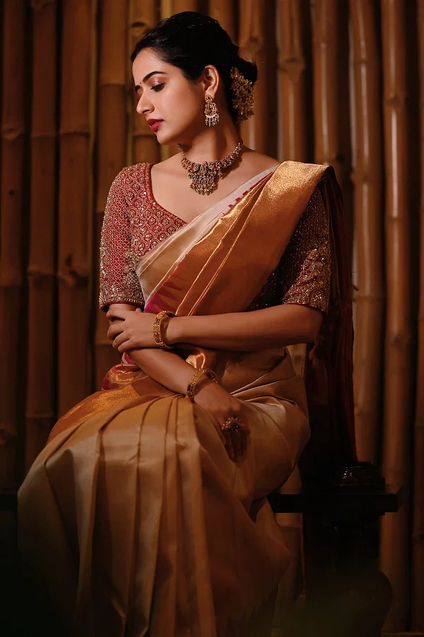 New Designer 100% Pure Silk Kanchipuram Bridal Saree wedding silk sari |  eBay