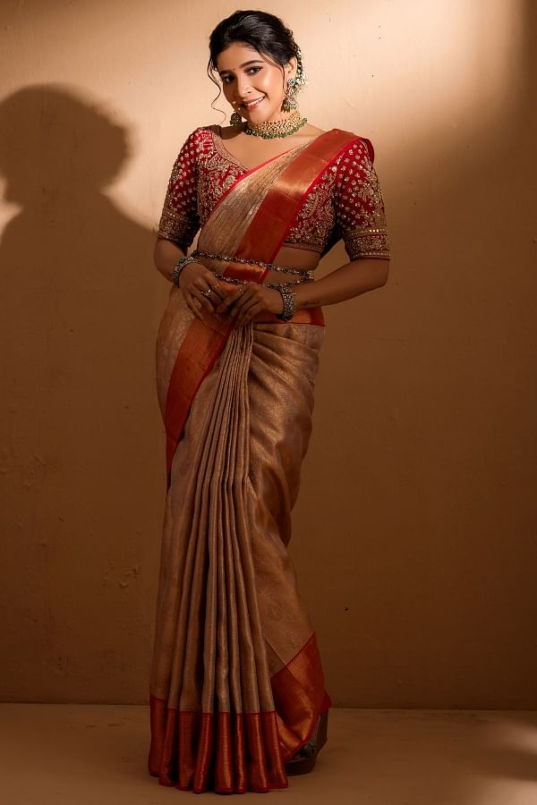 Buy HALFSAREE STUDIO Orange Pure Banarasi silk Woven Half Saree Design  Online at Best Prices in India - JioMart.