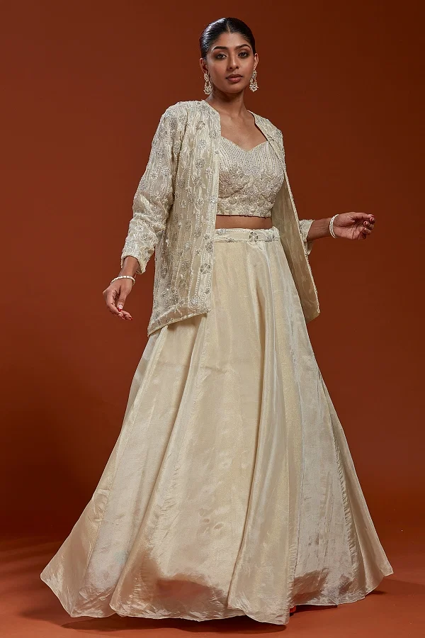 Latest lehenga jacket design cheap
