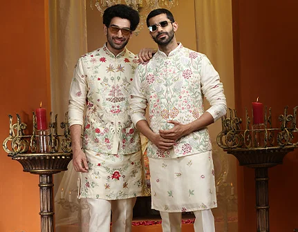 waist coat kurta