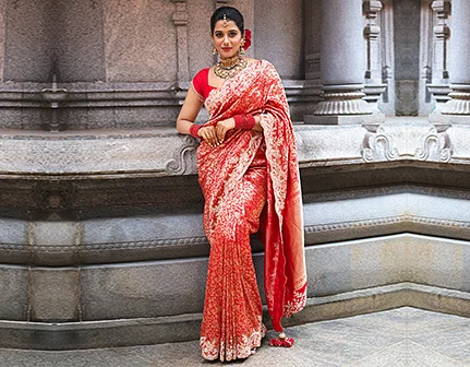 Handloom Silk Embroidery Saree